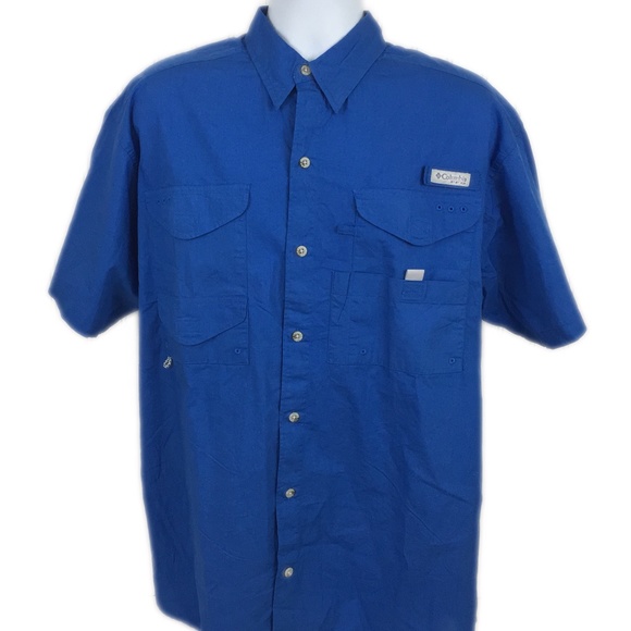 Columbia Other - Columbia PFG Blue Vented Fishing Shirt Medium